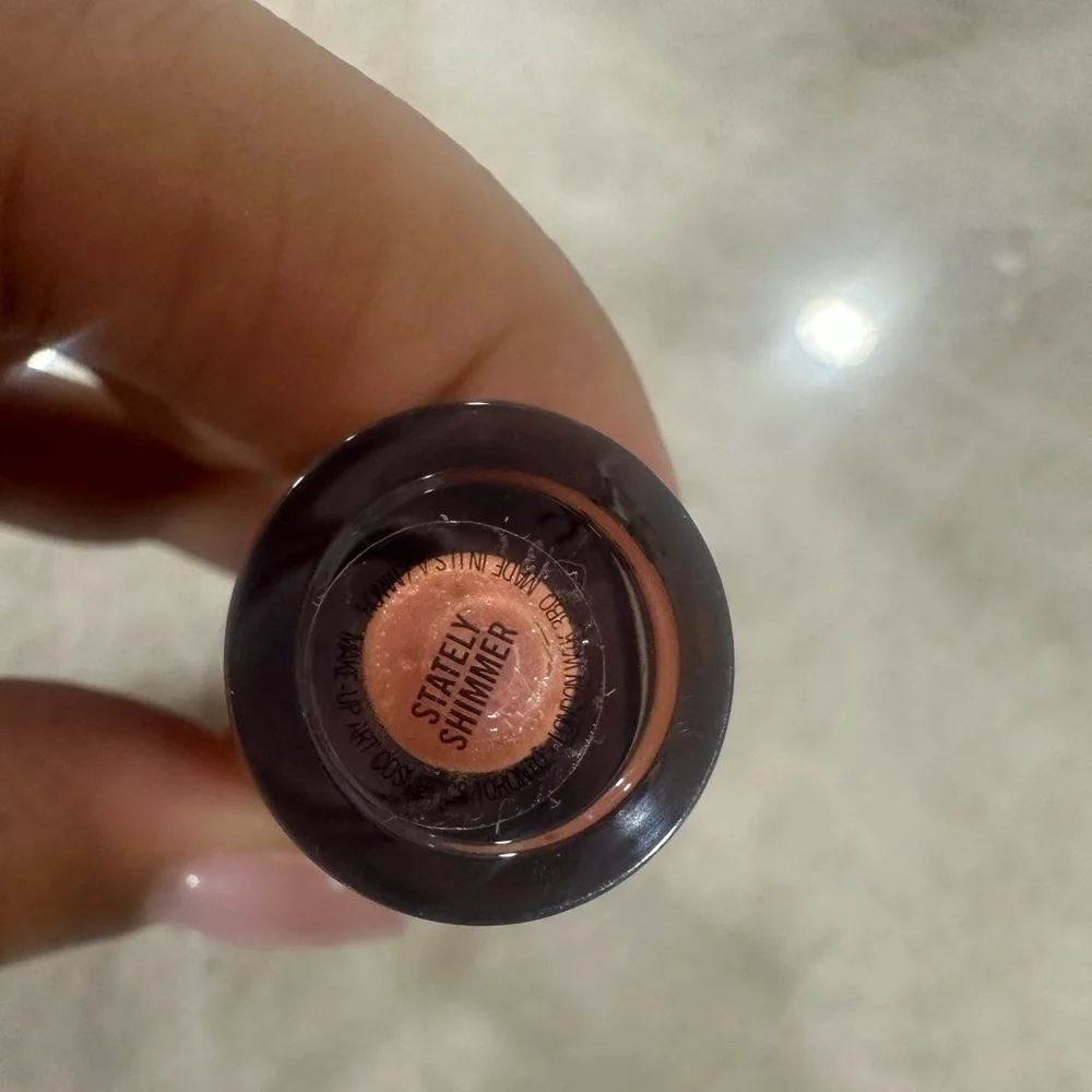 Last one! MAC STATELY SHIMMER lip gloss Limited Ed Cremesheen glass NWOB